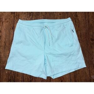 Birddogs Boom for Your Boomstick Swim Trunks Mens Large baby blue lined